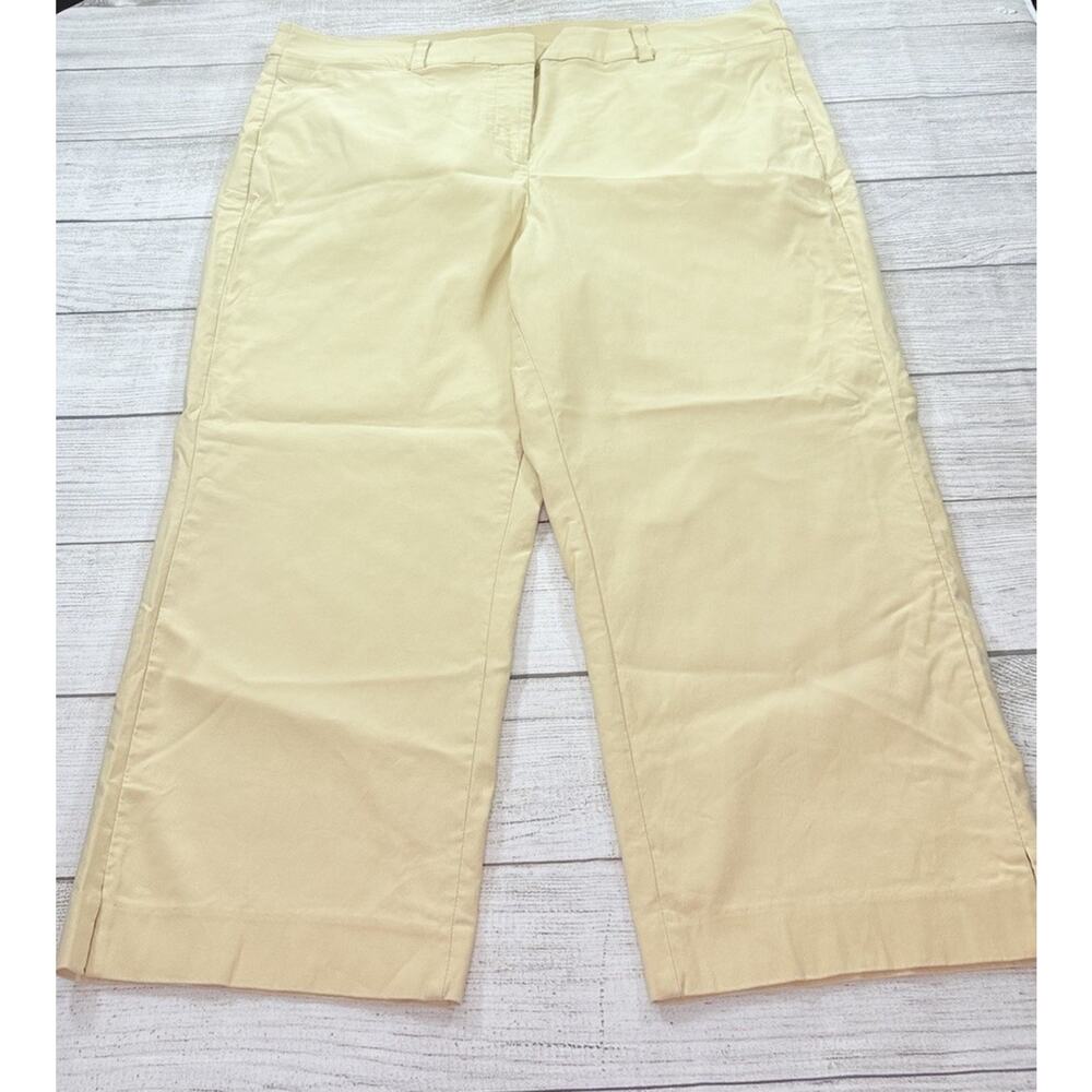 Lane Bryant Women’s 4-Season Slim Capri Pants Tan Size 20